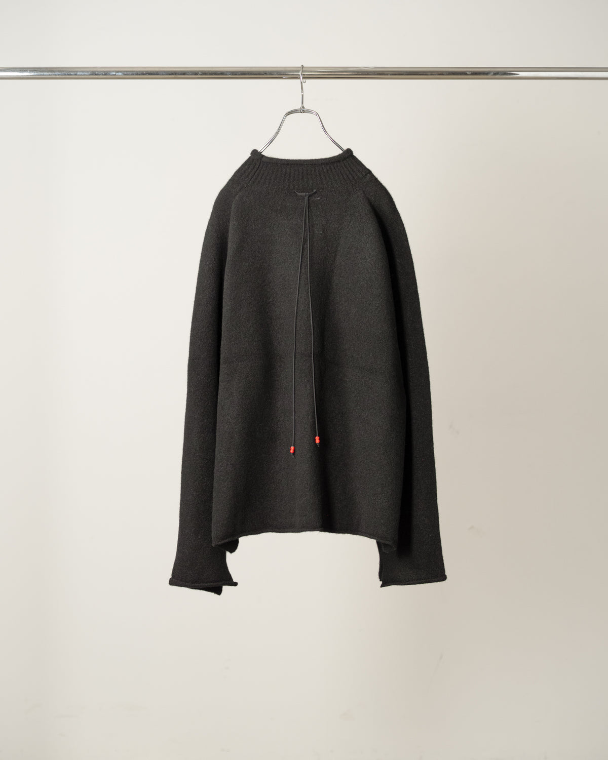 ROLLNECK LS KNIT(BLACK)