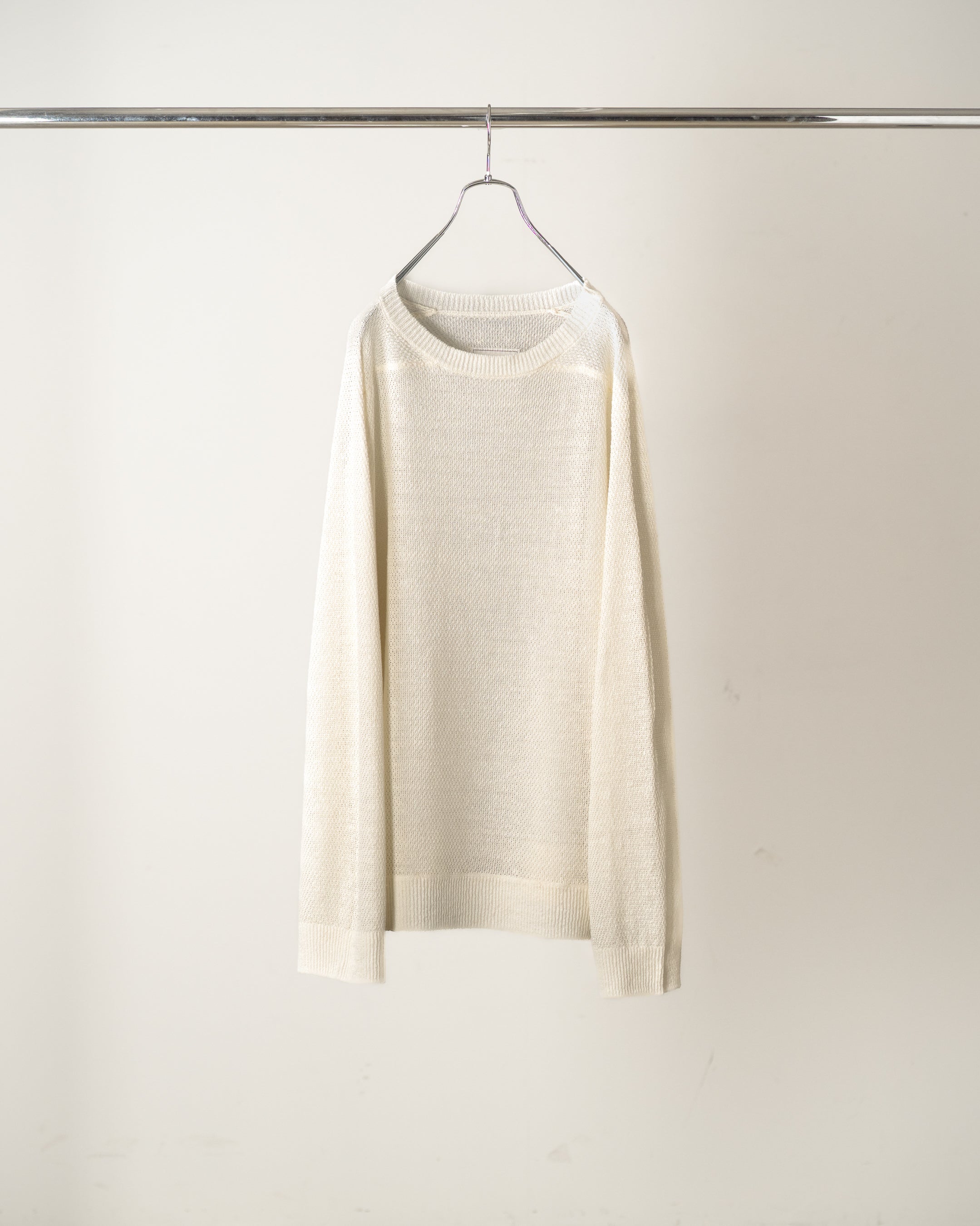 LINEN TUCK IN KNIT(IVORY) – ANCELLM