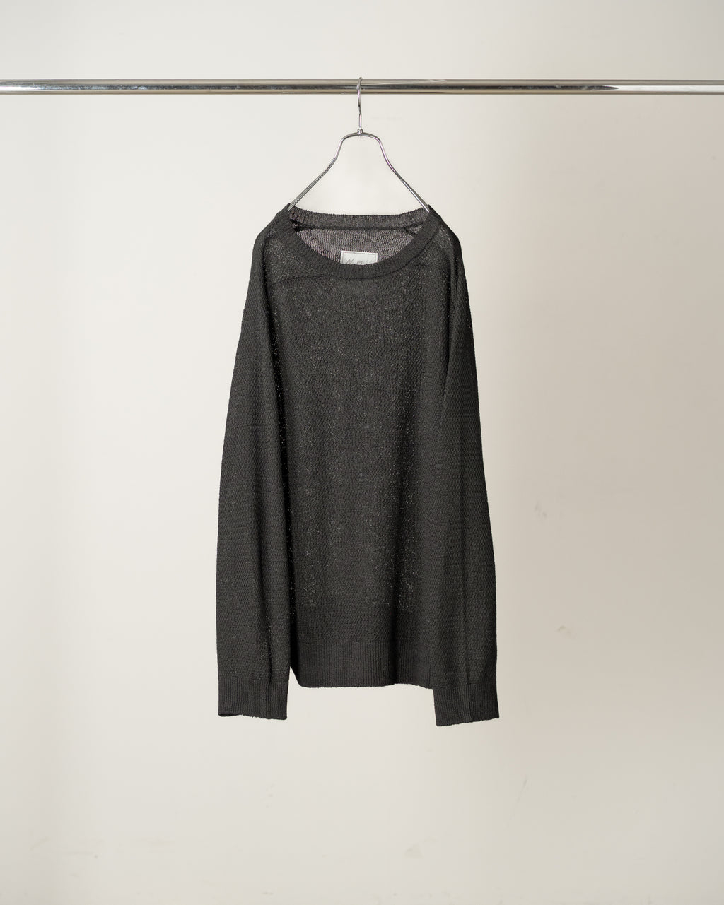 LINEN TUCK IN KNIT(BLACK)