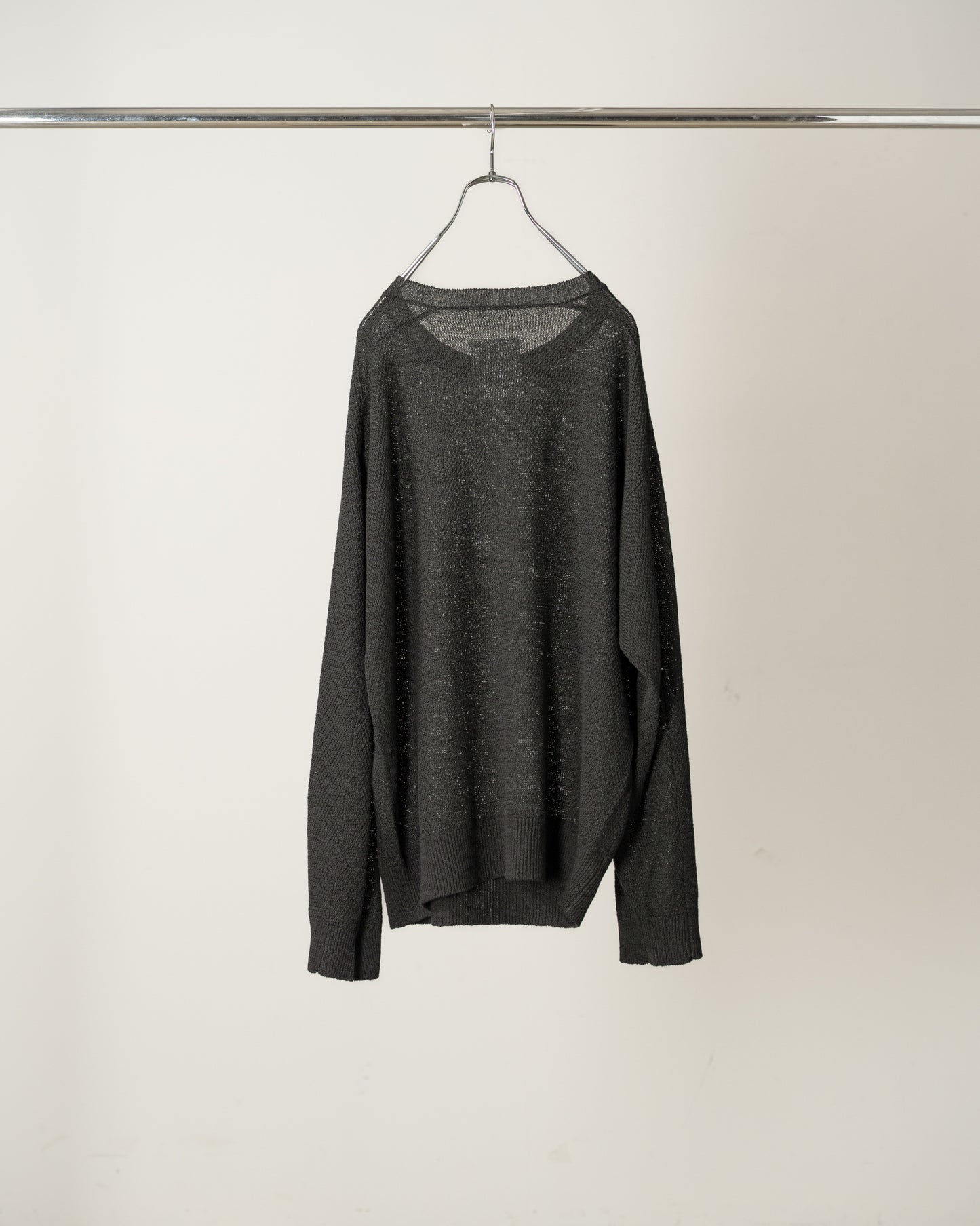 LINEN TUCK IN KNIT(BLACK)