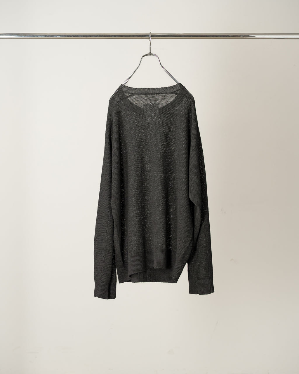 LINEN TUCK IN KNIT(BLACK)