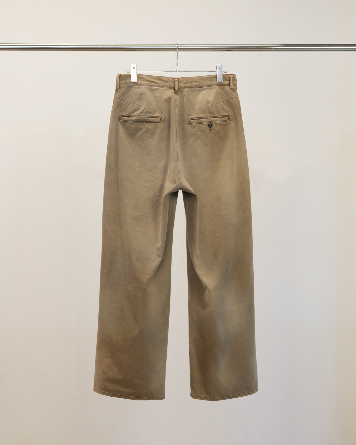 パンツ ANCELLM 26ss CHINO WIDE SLACKS BEIGE CHINO WIDE SLACKS(BEIGE) – ANCELLM