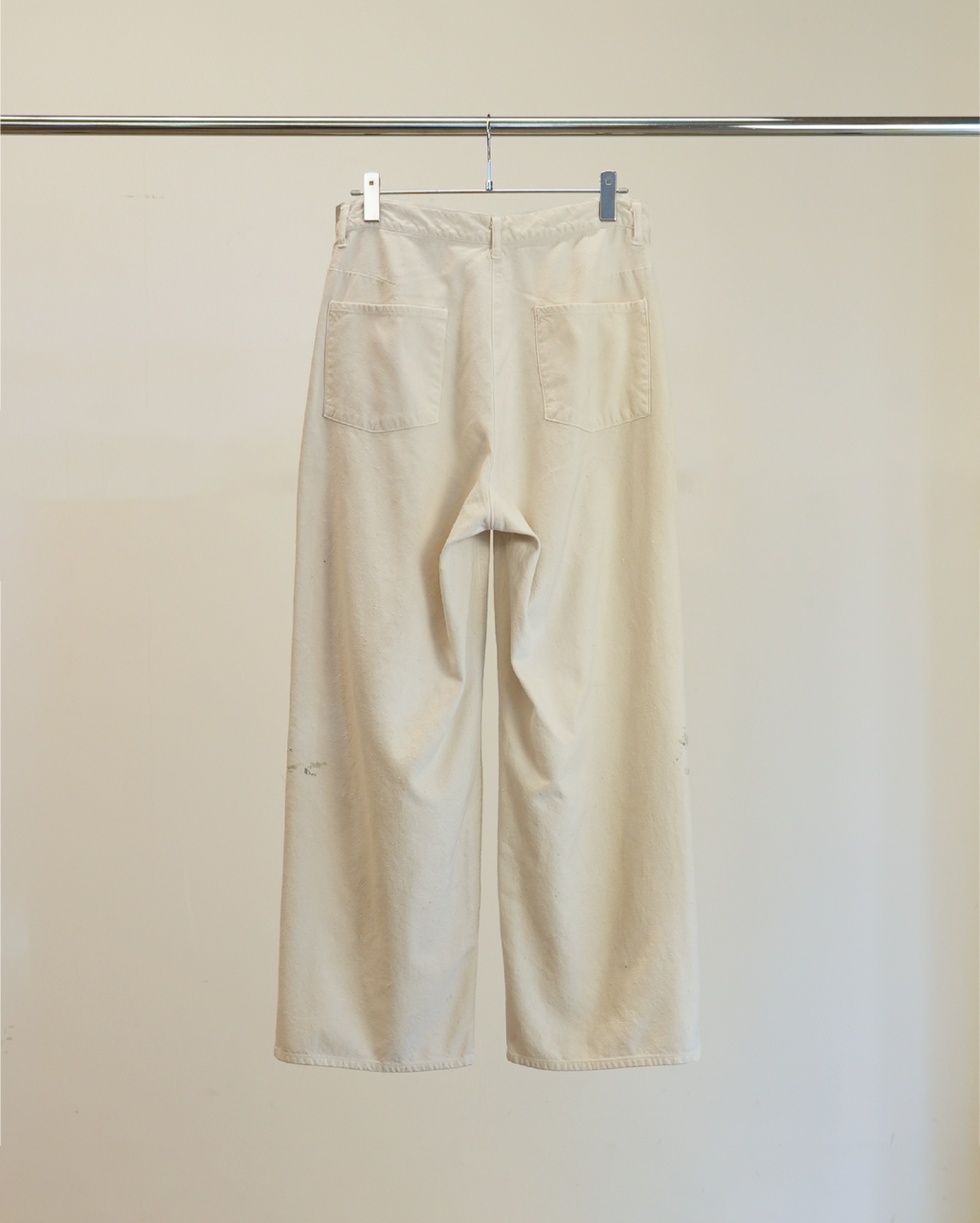 C/R DUCK DOUBLEKNEE PANTS(WHITE) – ANCELLM C/R DUCK DOUBLEKNEE PANTS(WHITE) – ANCELLM