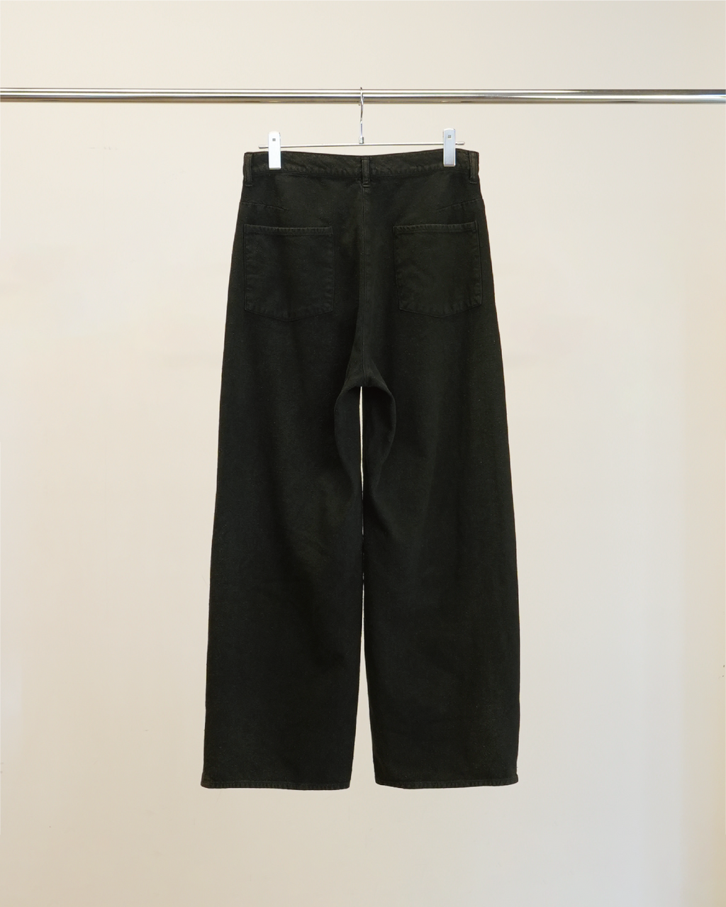 C/R DUCK DOUBLEKNEE PANTS(BLACK) – ANCELLM C/R DUCK DOUBLEKNEE PANTS(BLACK) – ANCELLM