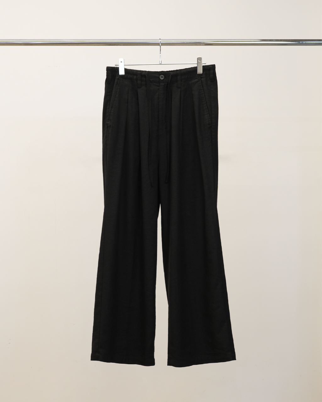 S/L TUCK EASY SLACKS(BLACK) – ANCELLM S/L TUCK EASY SLACKS(BLACK) – ANCELLM