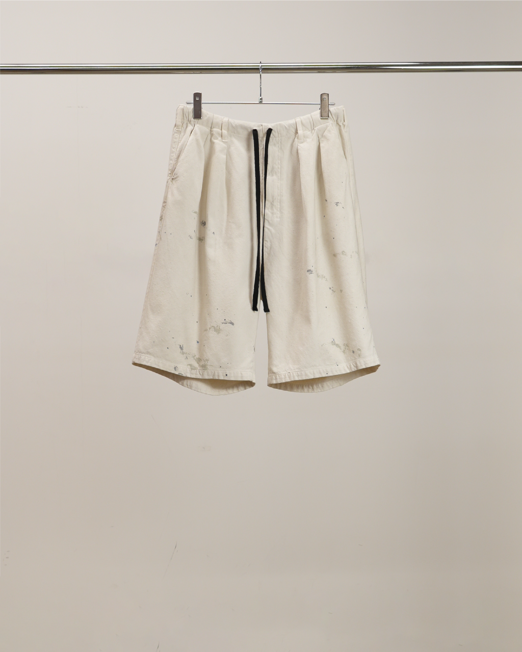 C/R DUCK SHORT PANTS(WHITE) – ANCELLM C/R DUCK SHORT PANTS(WHITE) – ANCELLM