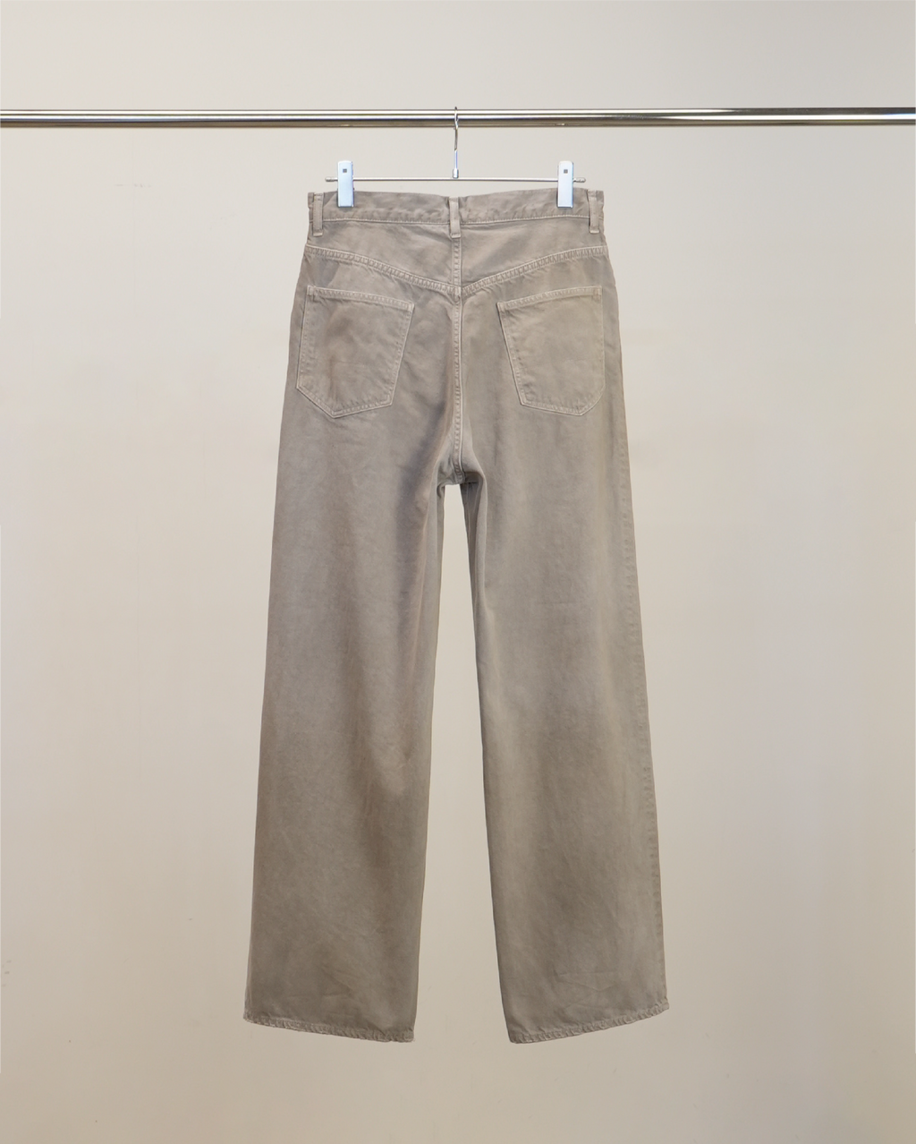 AGING MIDDLE STRAIGHT 5P DENIM PANTS(GRAY)