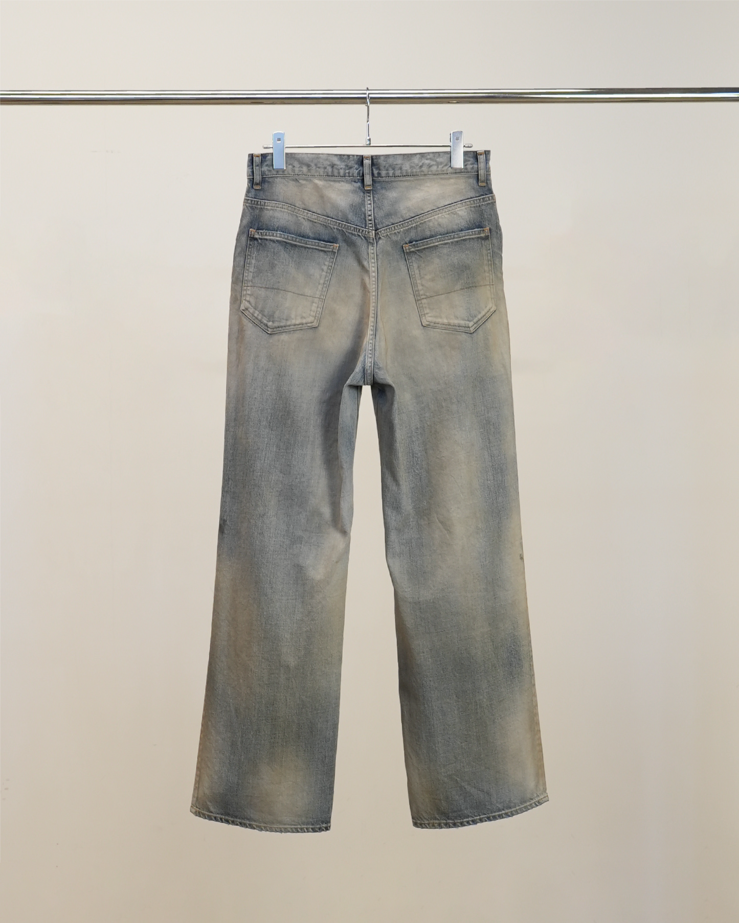 CRASH MIDDLE STRAIGHT 5P DENIM PANTS(INDIGO) – ANCELLM