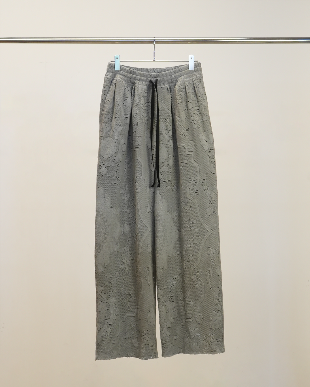 AGING LACE DOUBLE PANEL SLACKS(GRAY)