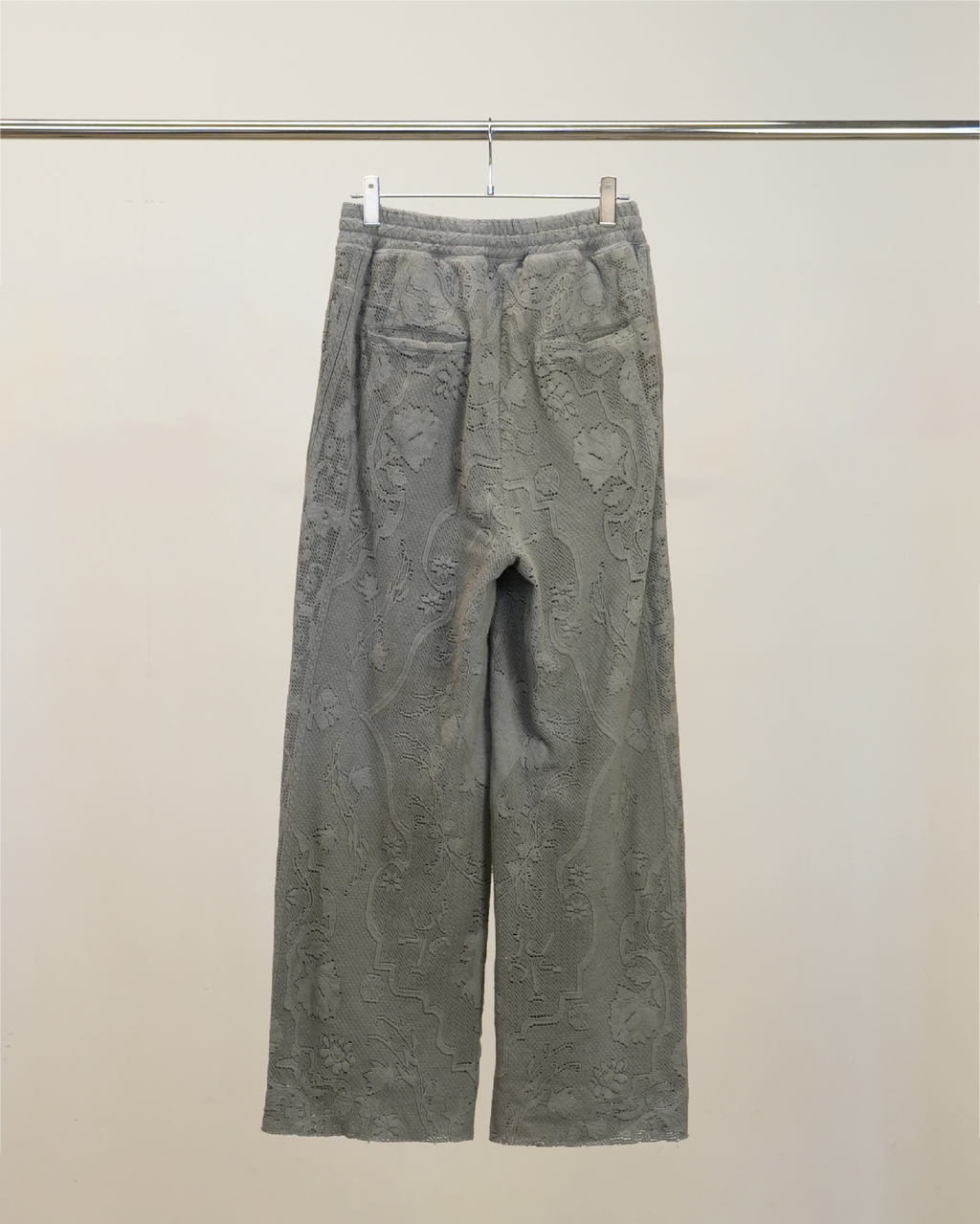 AGING LACE DOUBLE PANEL SLACKS(GRAY)