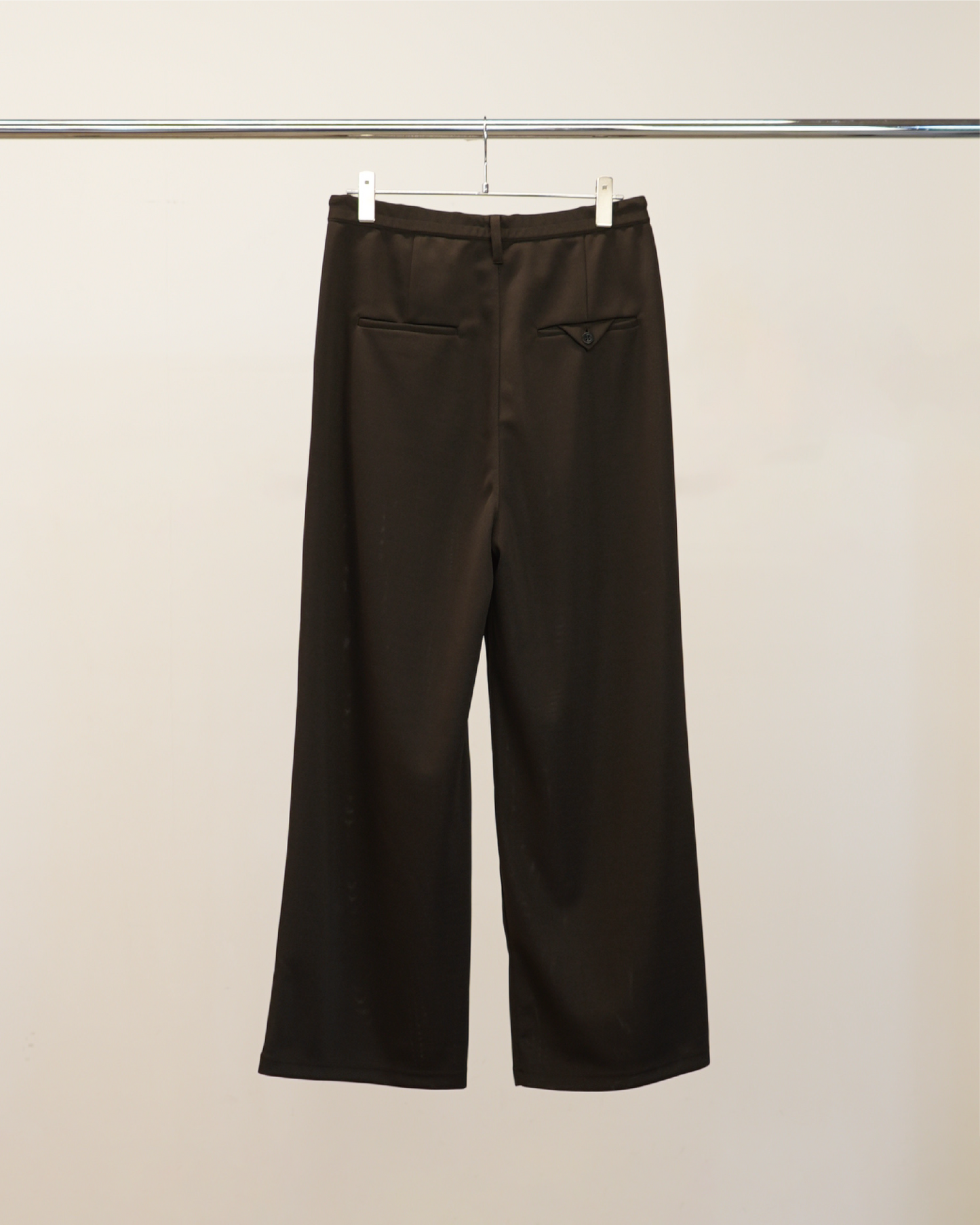 TRACK WIDE PANTS(BROWN)