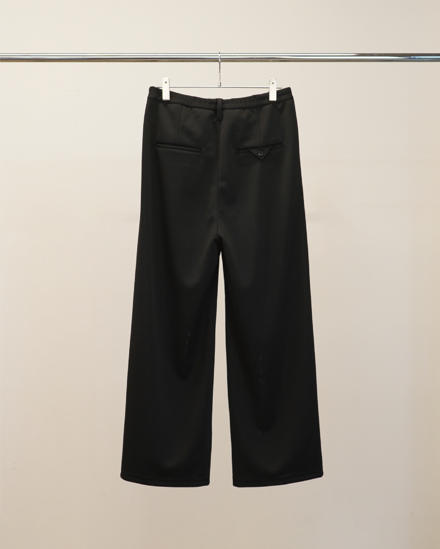 TRACK WIDE PANTS(BLACK)