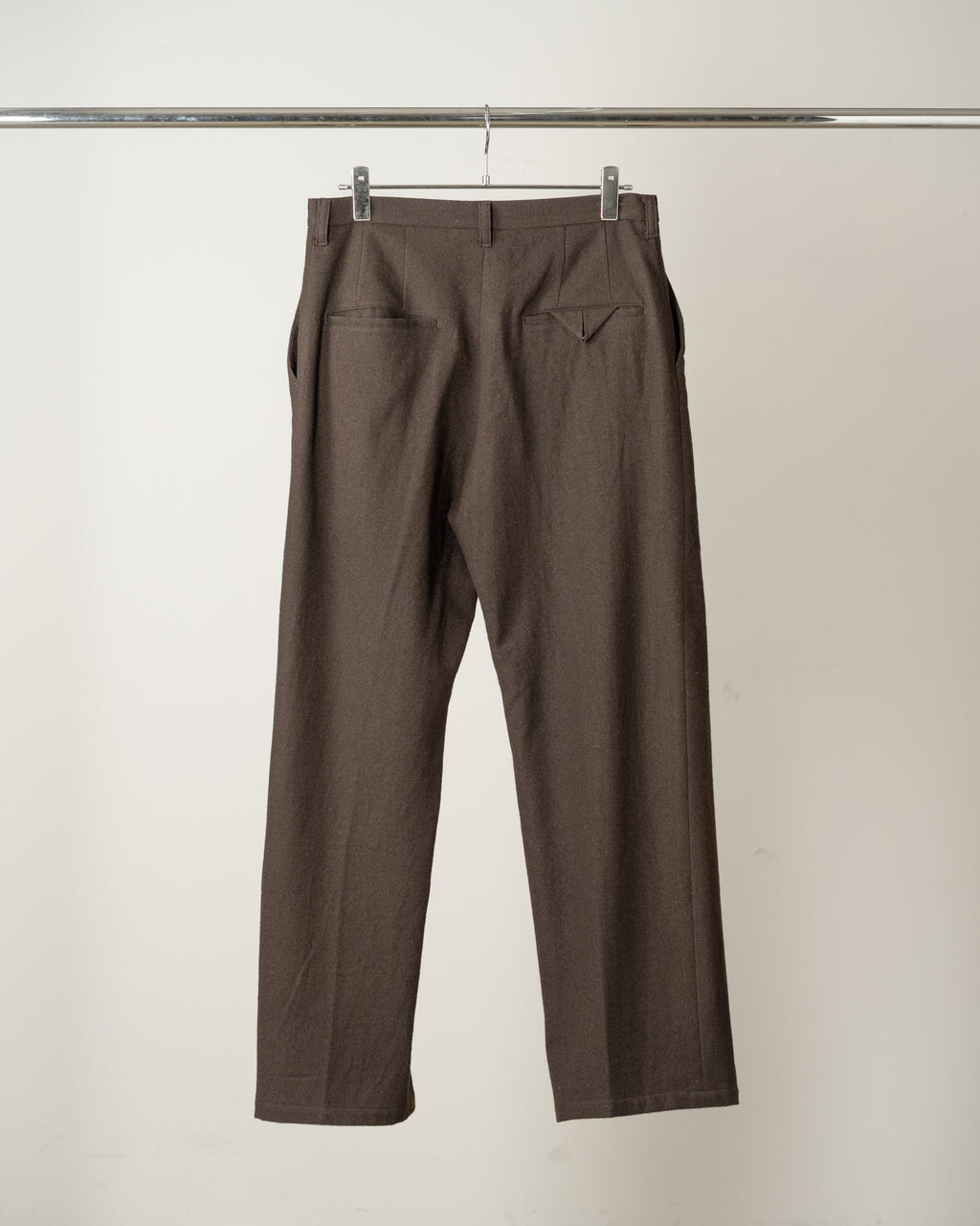 WOOL SLACKS(BROWN)