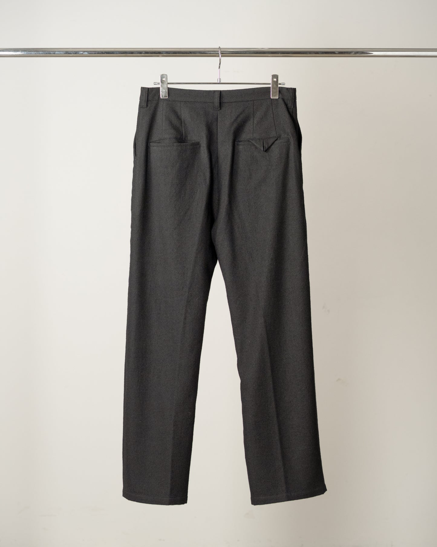 WOOL SLACKS(BLACK)