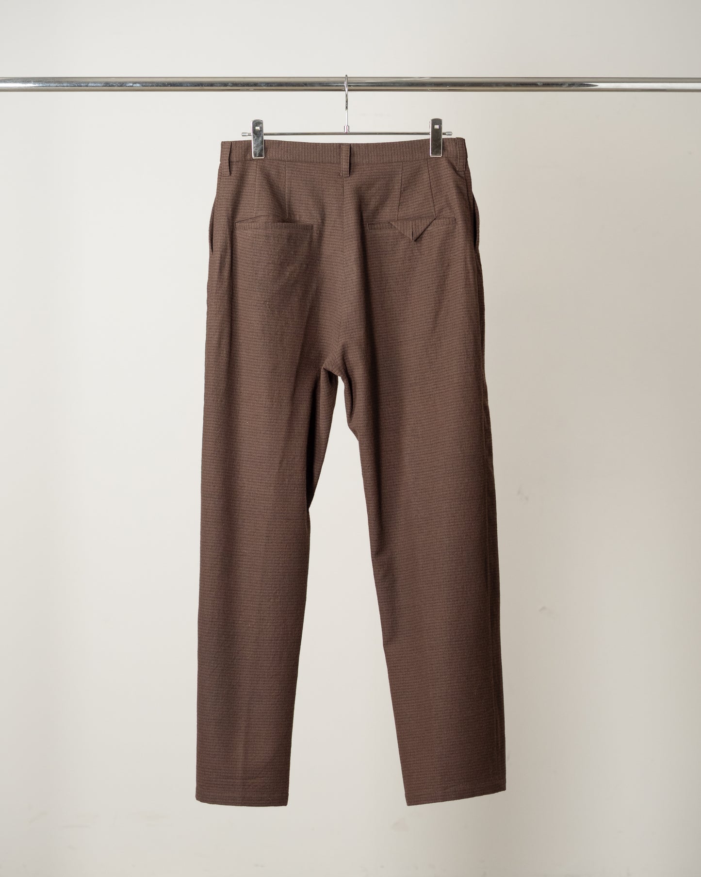 PLAID CHECK WOOL SLACKS(GRAPH CHECK)