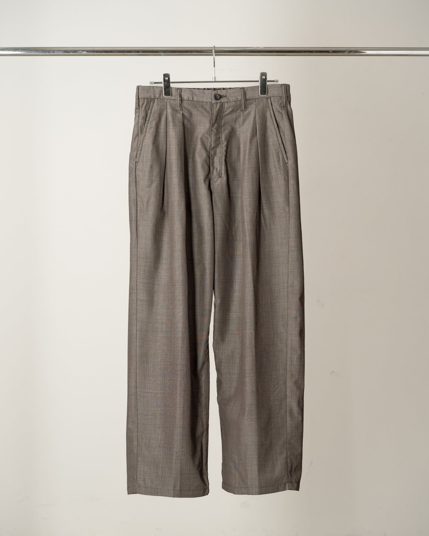 HAKEME WIDE SLACKS(BROWN)