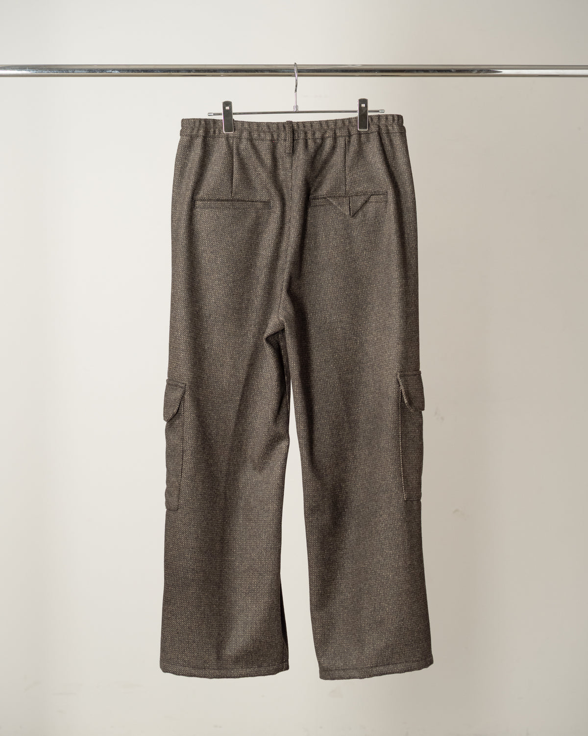 WOOL BLANCKET CARGO PANTS(D.BROWN)