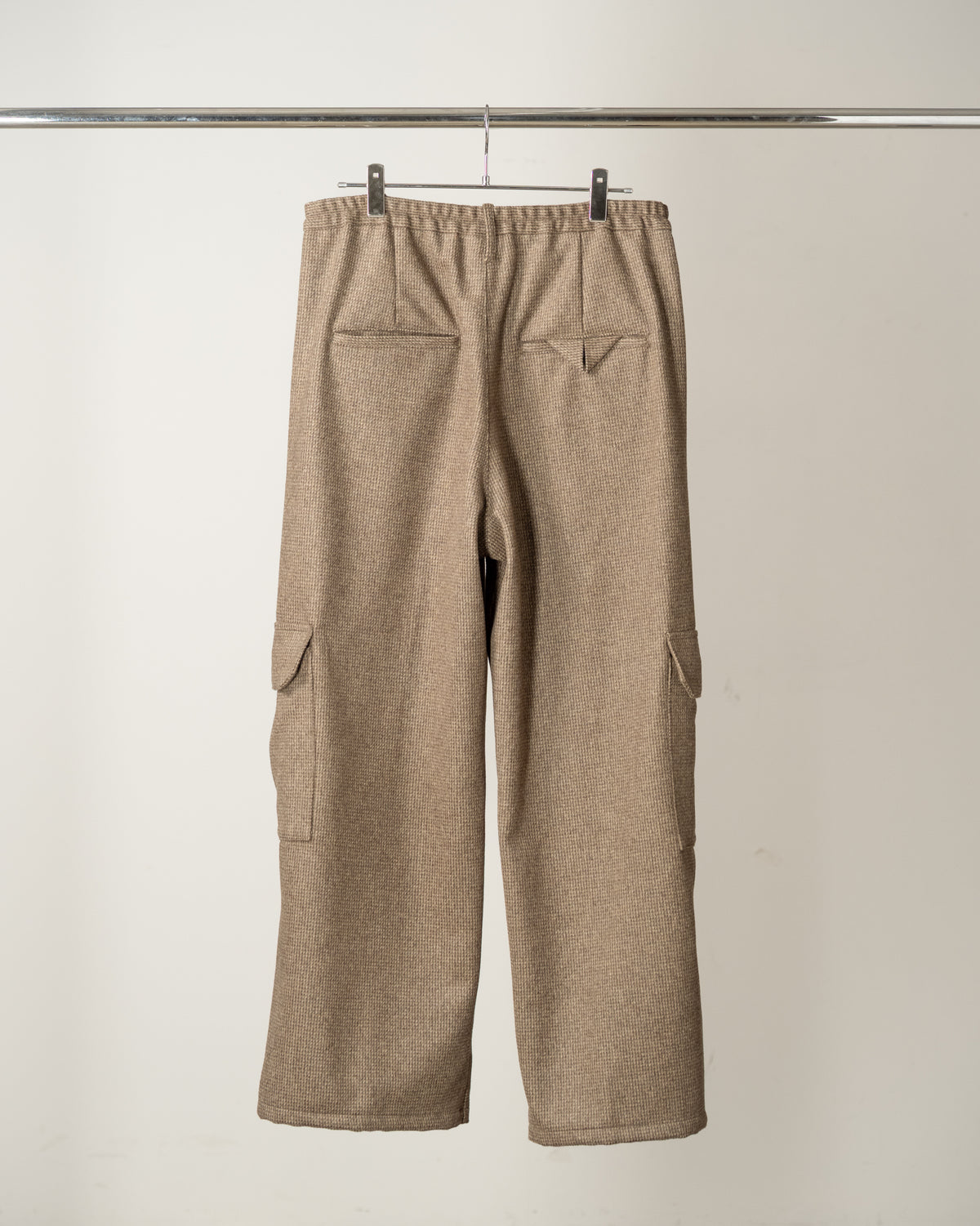 WOOL BLANCKET CARGO PANTS(BEIGE)