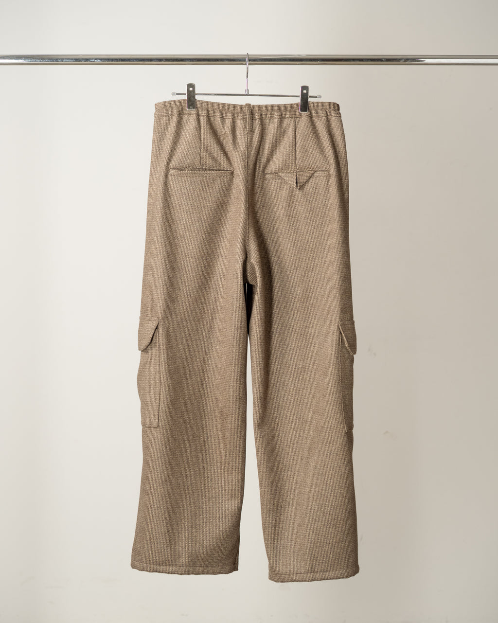 WOOL BLANCKET CARGO PANTS(BEIGE)