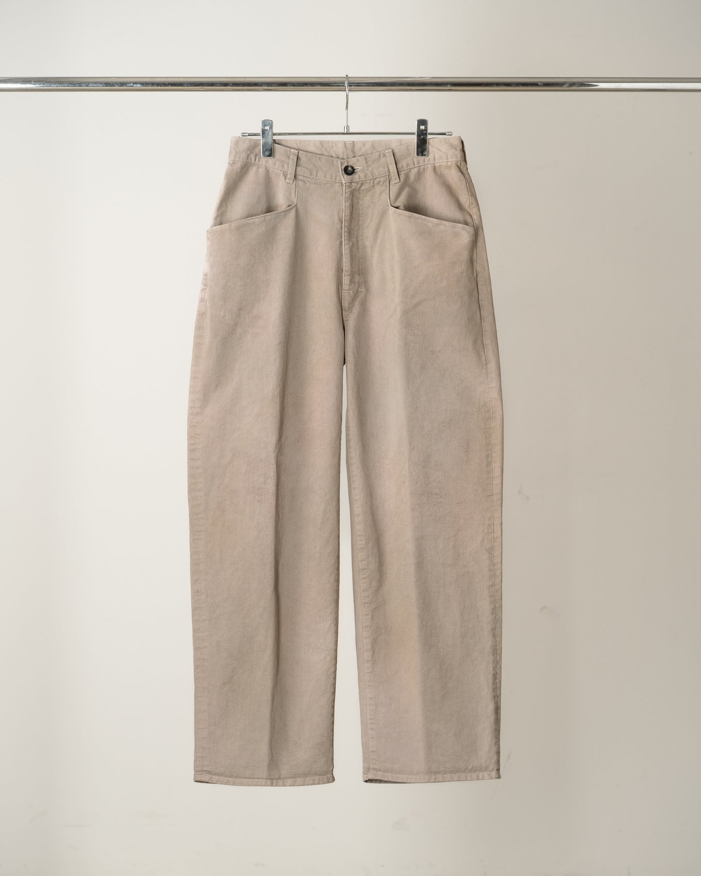 AGING CHINO SLACKS(GRAY)