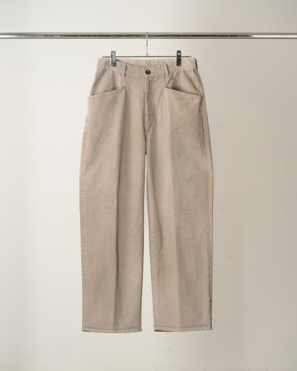 AGING CHINO SLACKS(GRAY)