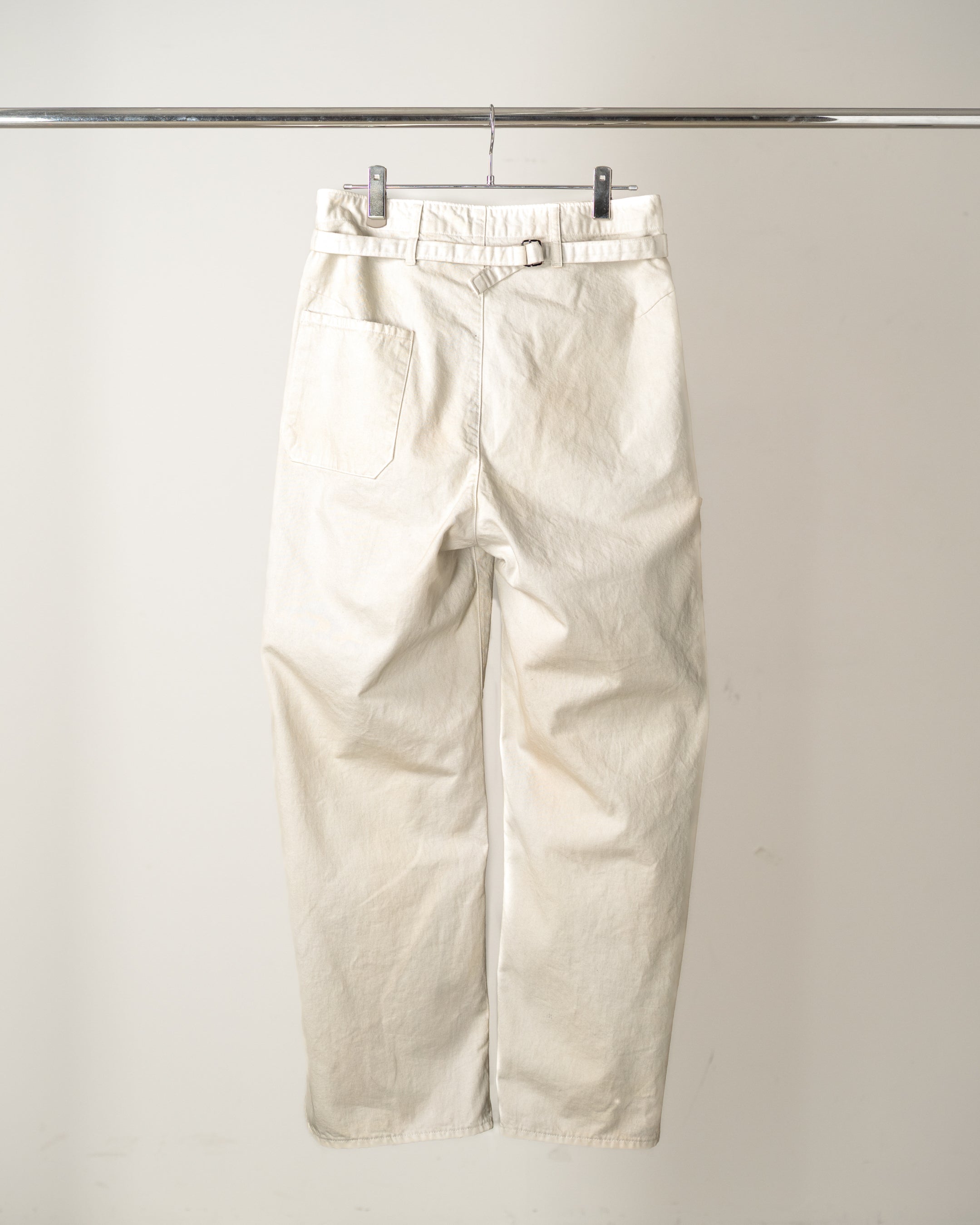 DENIM PAINTER PANTS(G.WHITE) – ANCELLM