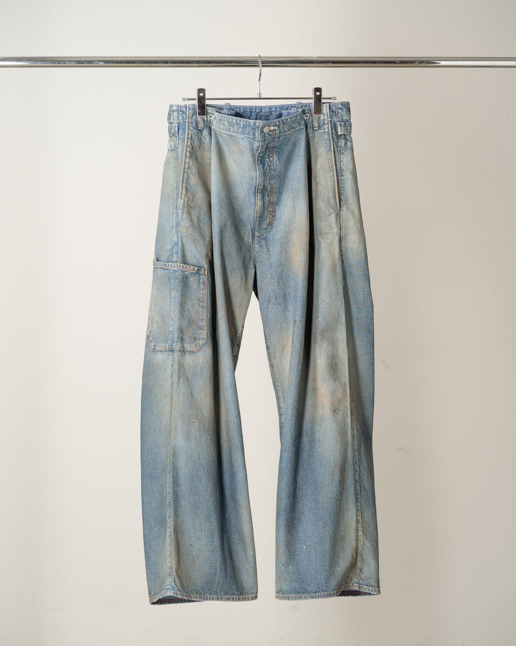 DENIM PAINTER PANTS(INDIGO)