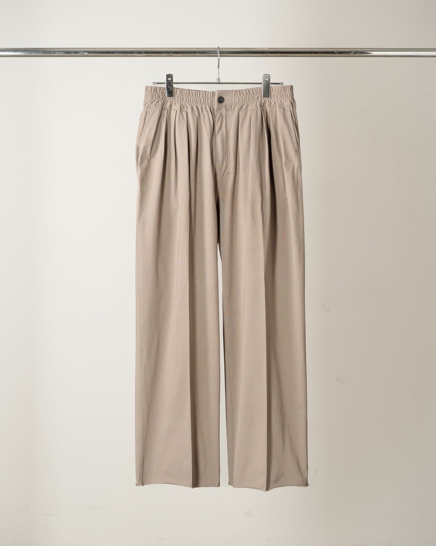 CUT GATHER EASY PANTS(BEIGE)