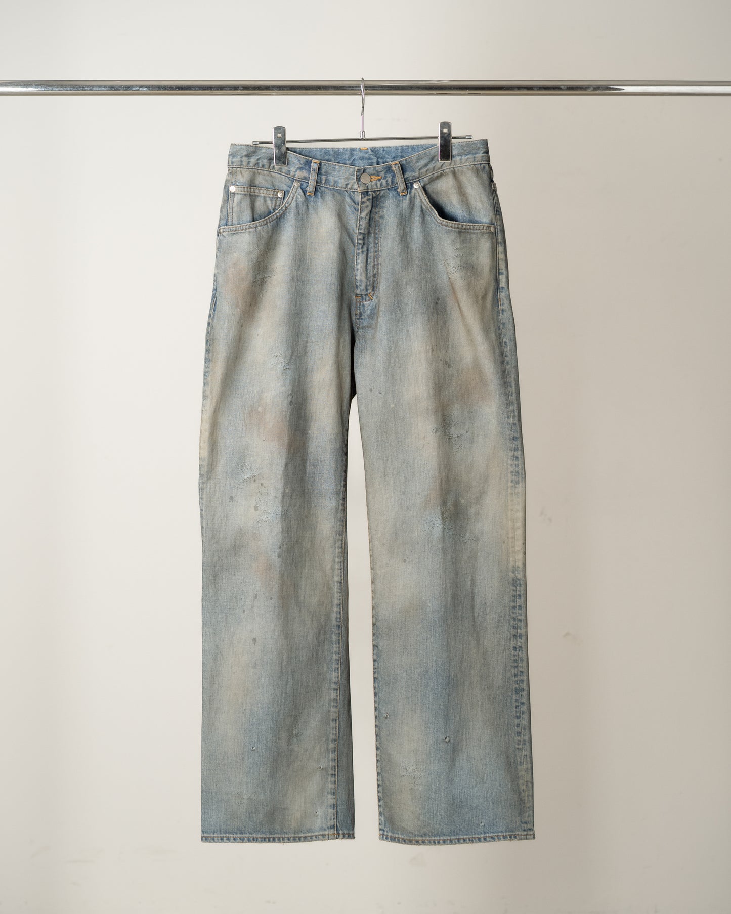 SHOE-CUT DENIM PANTS(INDIGO)