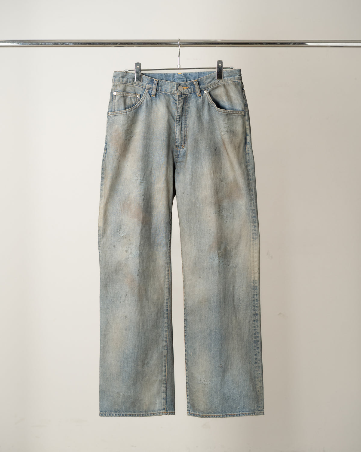 SHOE-CUT DENIM PANTS(INDIGO) – ANCELLM