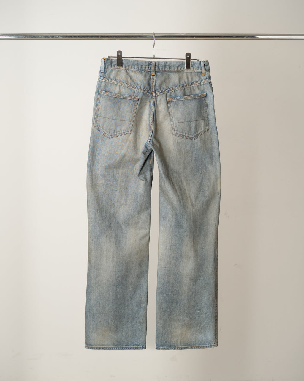 SHOE-CUT DENIM PANTS(INDIGO)