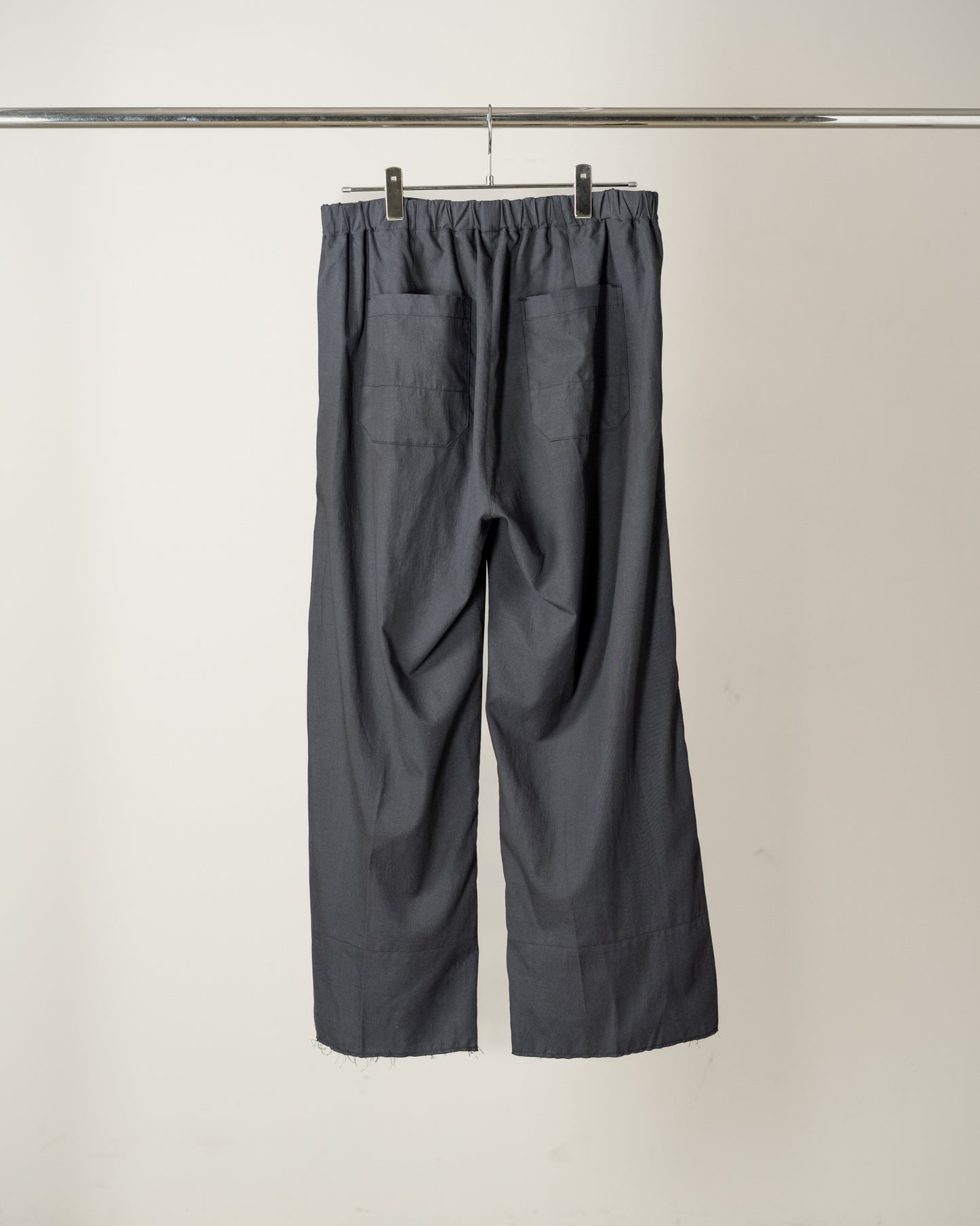 L/C TUCK EASY PANTS(NAVY)