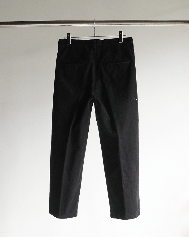 PAINT CHINO TROUSERS(BLACK) – ANCELLM