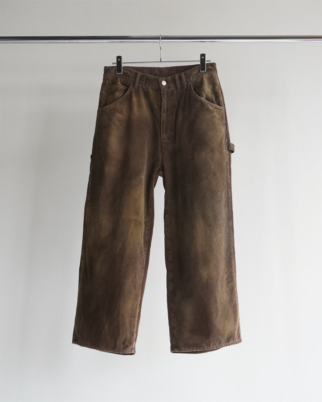 CORDED VELVETEEN PAINTER PANTS(BROWN)