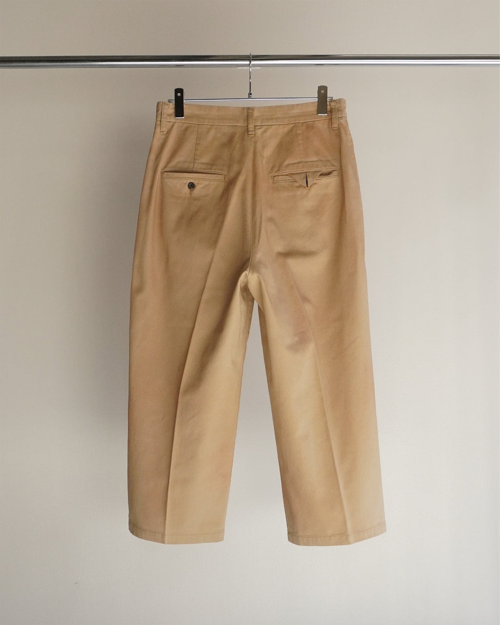 SHORT LENGTH WIDE PANTS(BEIGE)