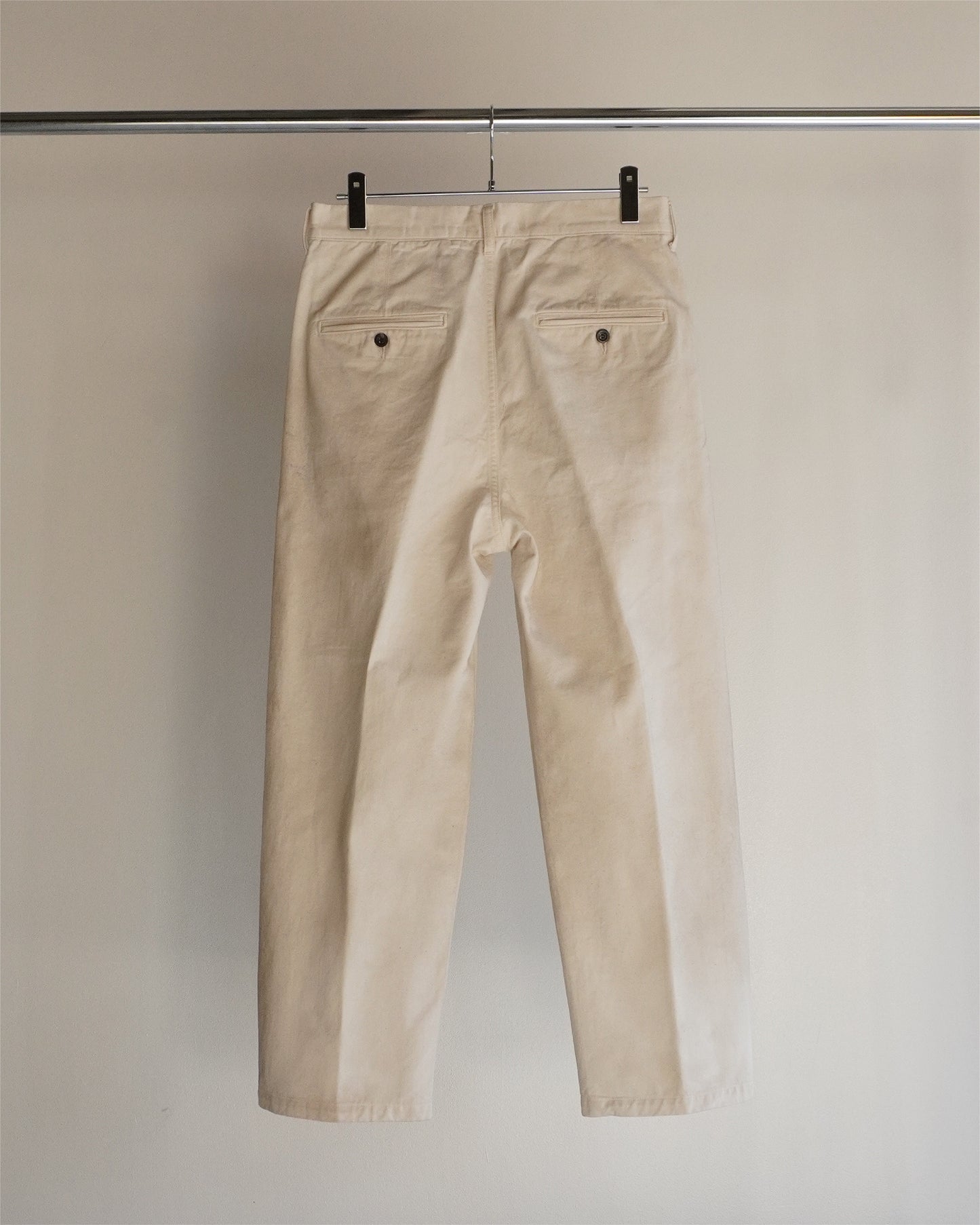 PAINT CHINO TROUSERS(IVORY)