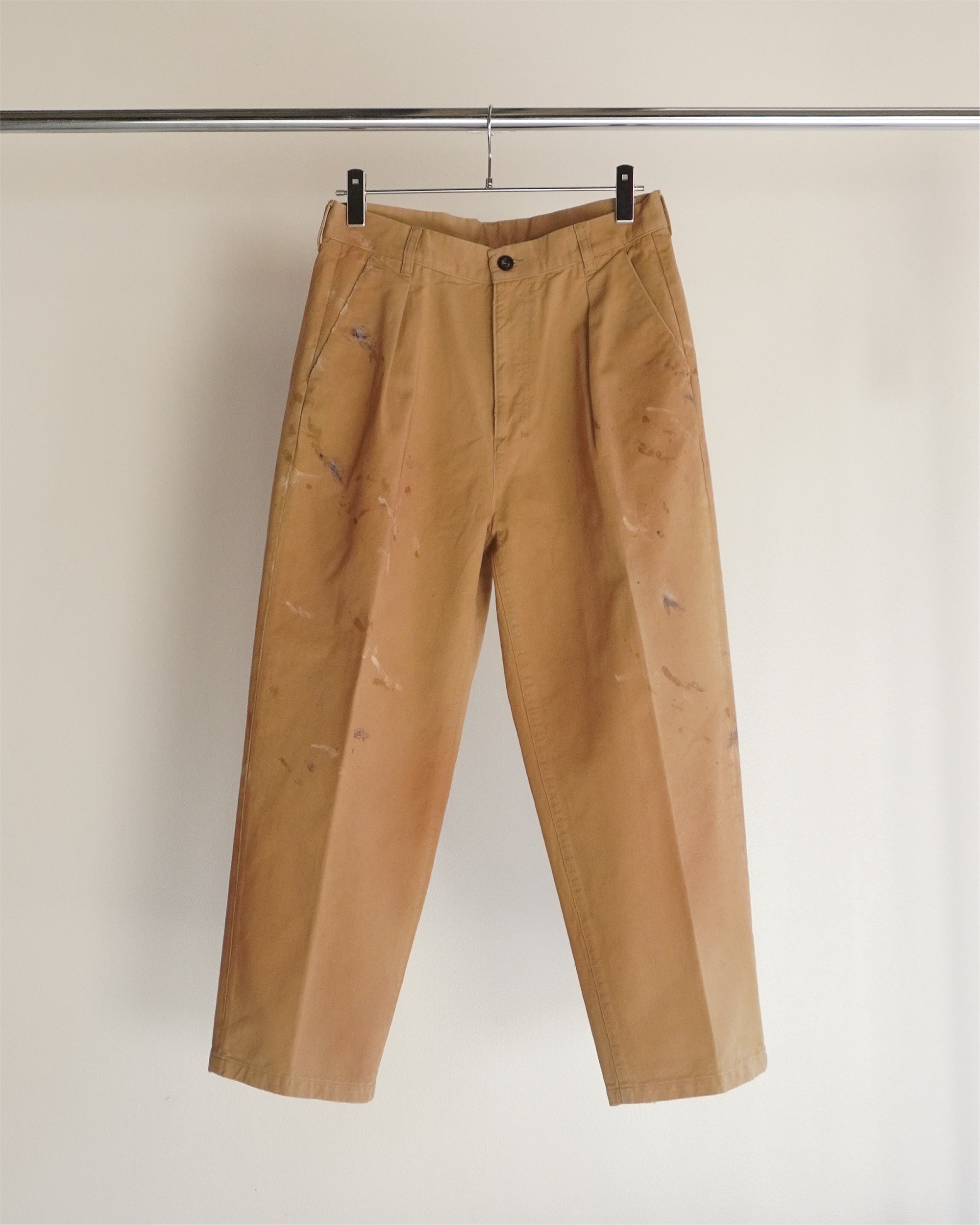 PAINT CHINO TROUSERS(BEIGE) – ANCELLM