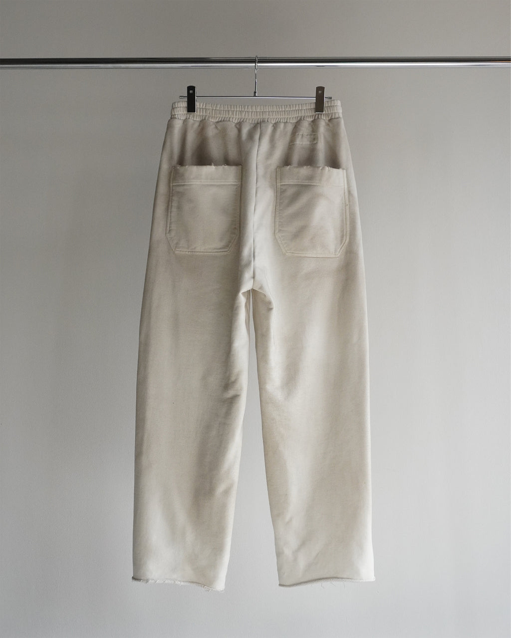 DYED SWEAT PANTS(WHITE)