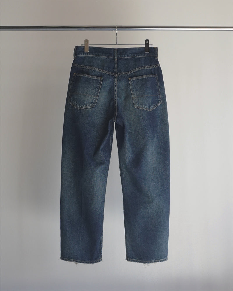 AGING TAPERED 5P DENIM PANTS(INDIGO) – ANCELLM