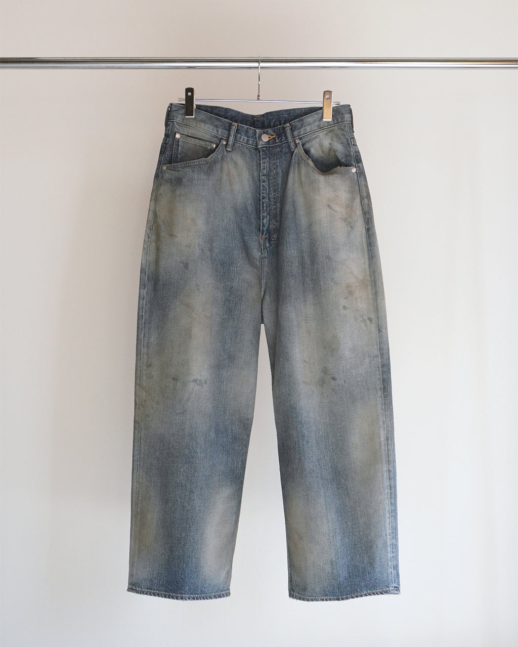 AGING WIDE DENIM 5P PANTS(INDIGO)