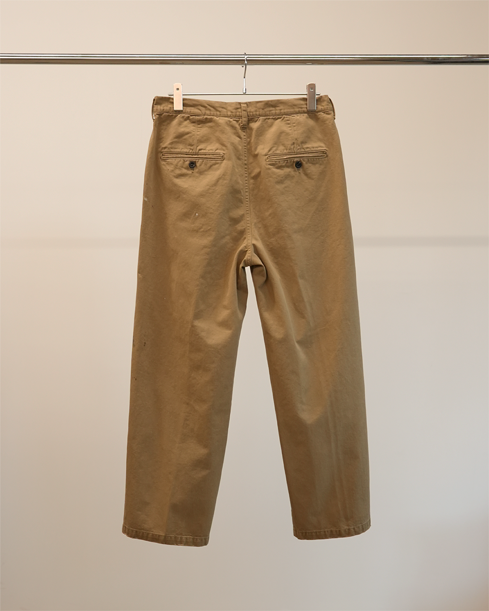 PAINT CHINO TROUSERS(BEIGE) – ANCELLM PAINT CHINO TROUSERS(BEIGE) – ANCELLM