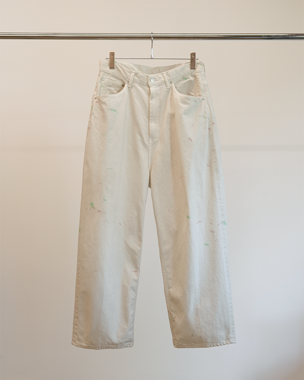 AGING WIDE 5P DENIM PANTS(WHITE)