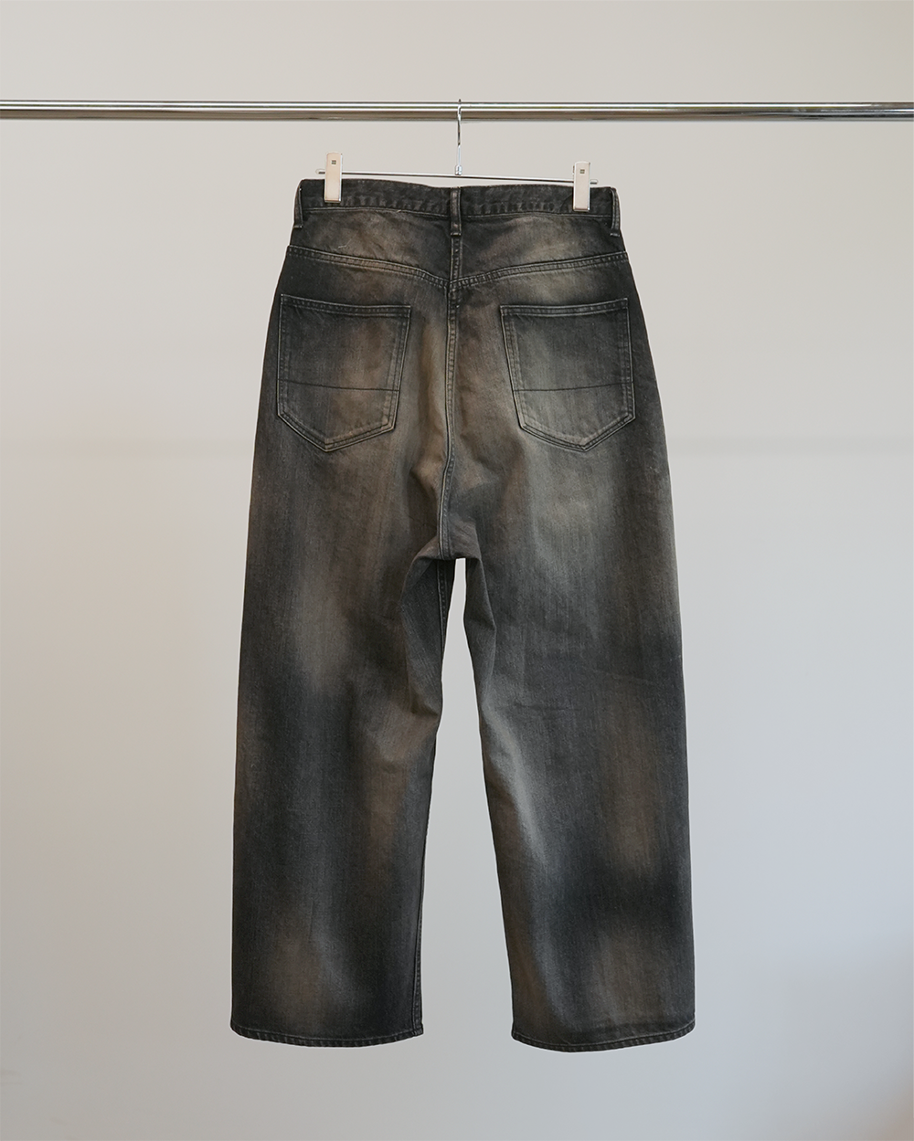 ほぼ未使用□ANCELLM 【2】AGING WIDE DENIM PANTS ほぼ未使用□ANCELLM 【2】AGING WIDE DENIM PANTS
