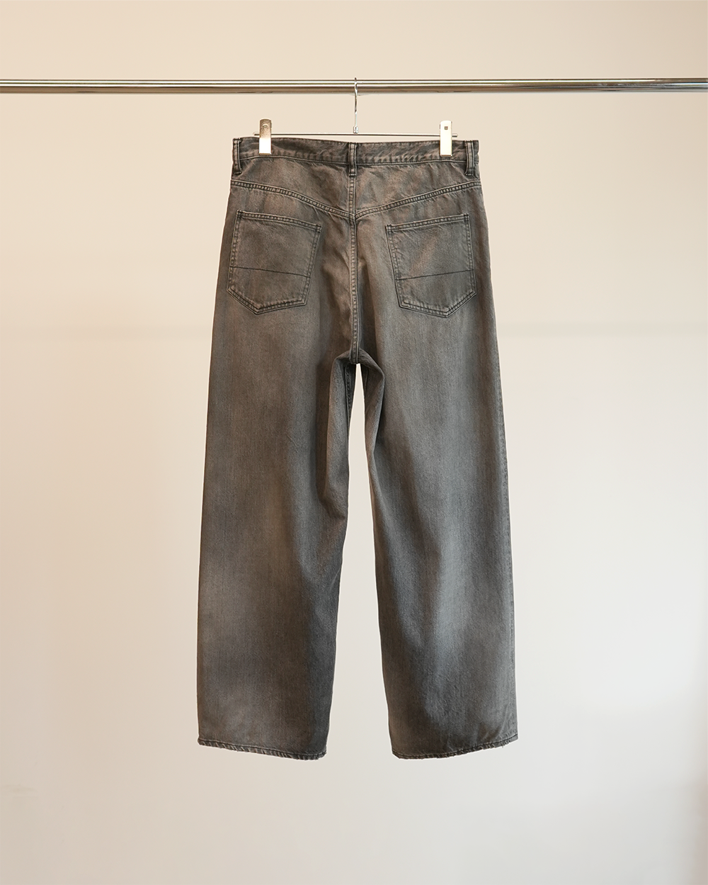 AGING STRAIGHT 5P DENIM PANTS(BLACK) – ANCELLM AGING STRAIGHT 5P DENIM PANTS(BLACK) – ANCELLM