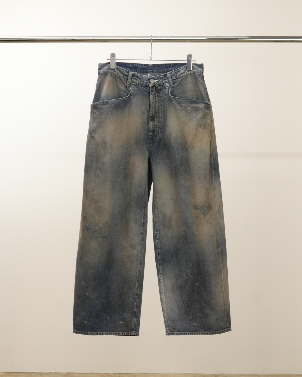 DENIM WIDE SLACKS(INDIGO) – ANCELLM DENIM WIDE SLACKS(INDIGO) – ANCELLM