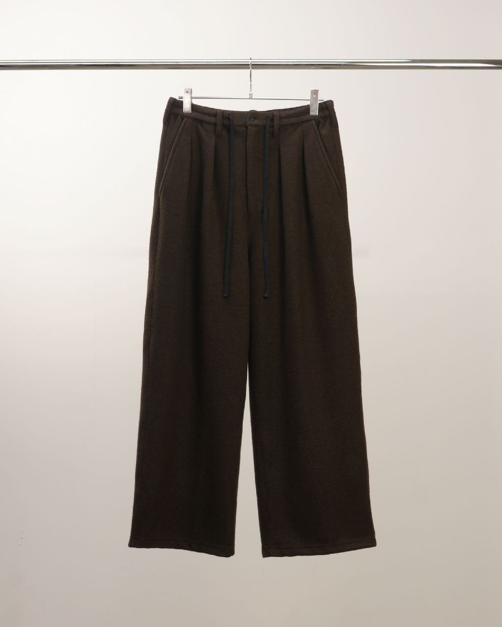 パンツ 24AW ANCELLM WOOL WIDE EASY TUCK SLACKS 2024AW】 ANCELLM (アンセルム) 
