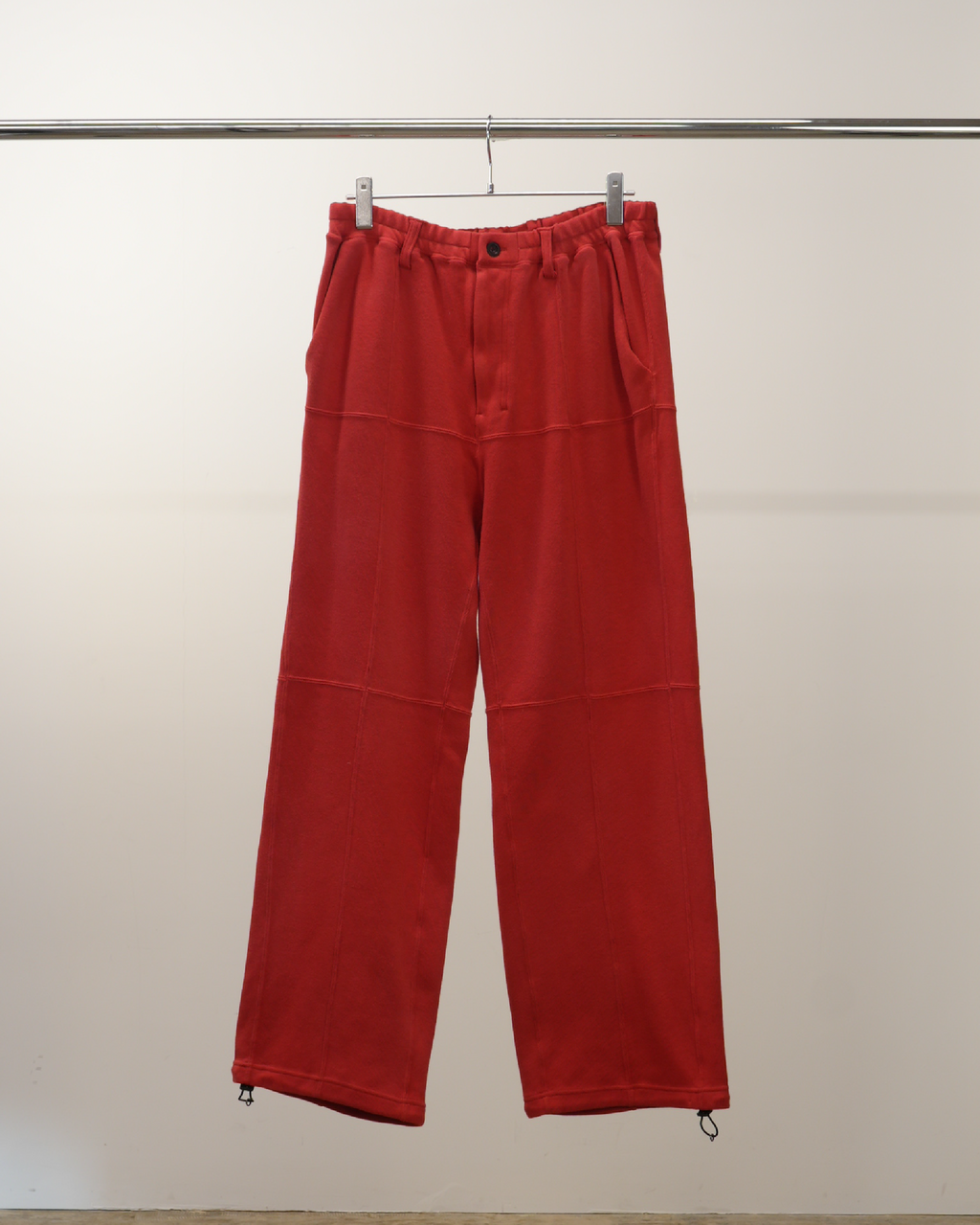 SWITCHING SMOOTH KNIT PANTS(RED)