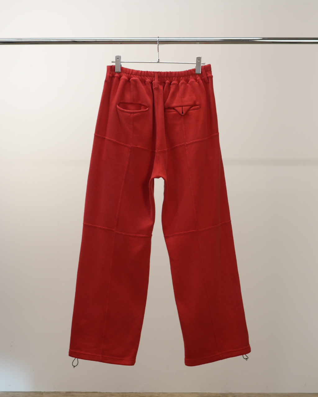 SWITCHING SMOOTH KNIT PANTS(RED)