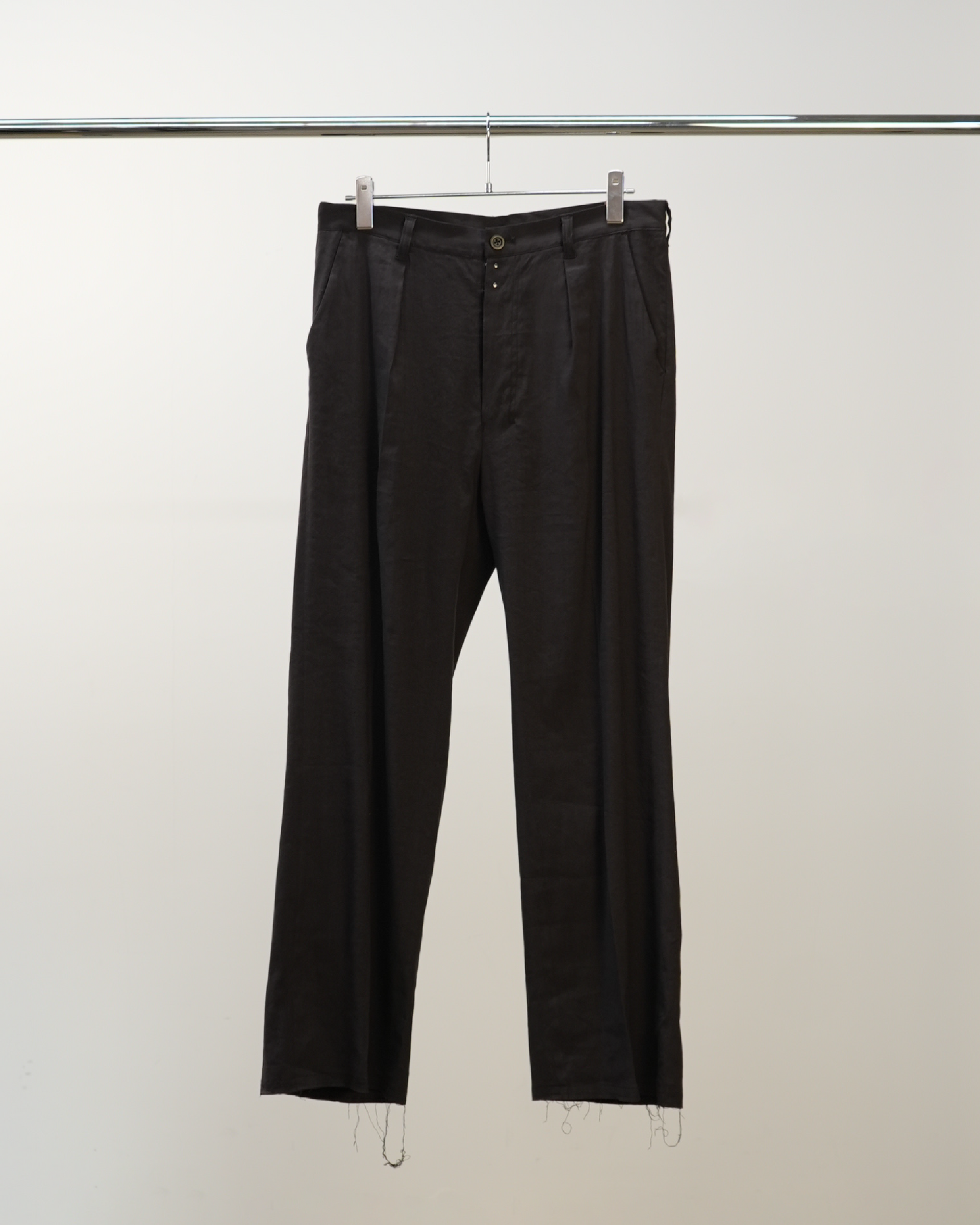 SHOE CUT SLACKS(D.BROWN) – ANCELLM