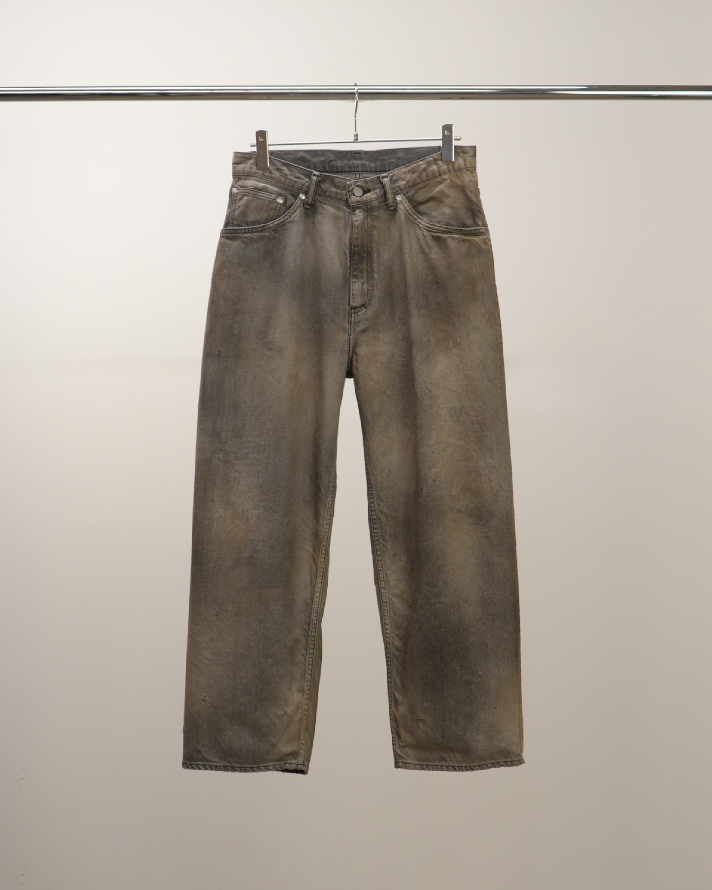 #03 AGING01　BLACK アンセルムストレートデニム 03 AGING01(BLACK) – ANCELLM